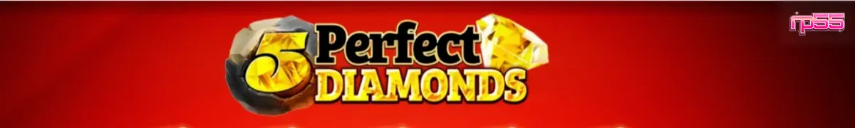 Tampilan visual slot 5 Perfect Diamonds dengan tema berlian dan simbol klasik